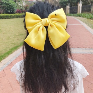 [P5166 - HIU ACCESSORIES]  Kẹp tóc nơ lụa tiểu thư bản to