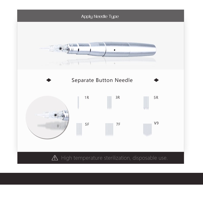 Bộ 20 Kim Xăm Lông Mày Màu Đen Dễ Sử Dụng