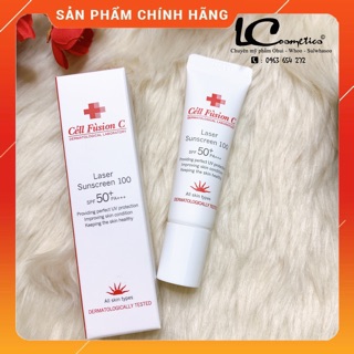 Kem chống nắng Cell Fusion C Laser Sunscreen 100☀️TUÝP MINI 10ml☀️siêu lành tính-dịu nhẹ-phù hợp mọi loại daSPF50+/PA+++