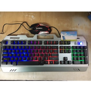 Combo bàn phím và chuột chuyên game R8 1919 led 7 màu