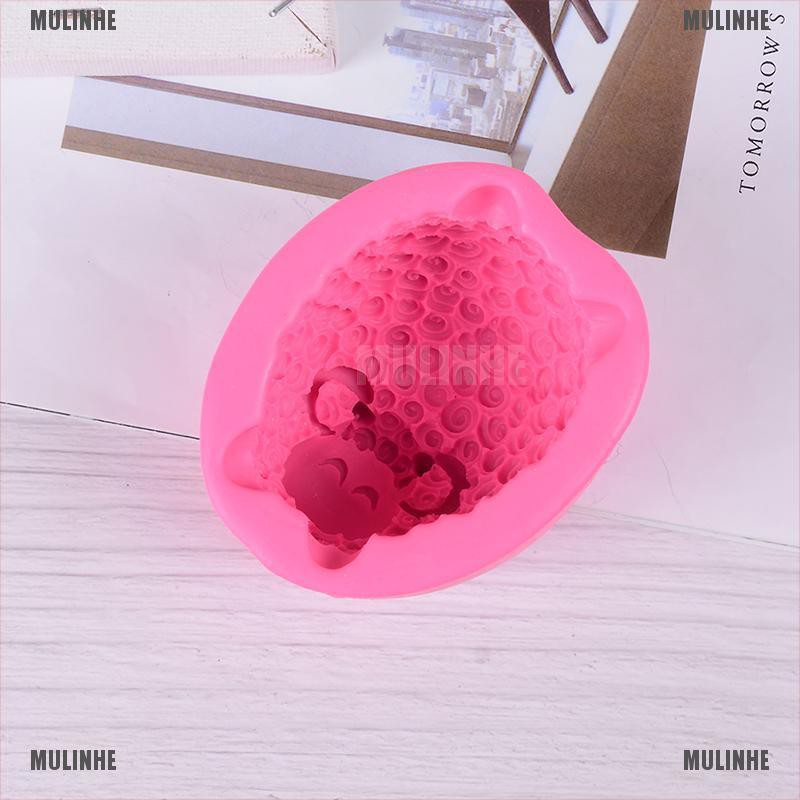 Khuôn Silicone Tạo Hình Làm Bánh Kẹo Hình Chú Cừu 3D DIY