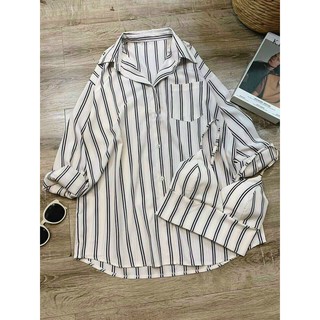 SET SƠ MI KẺ SỌC + ÁO 2 DÂY
