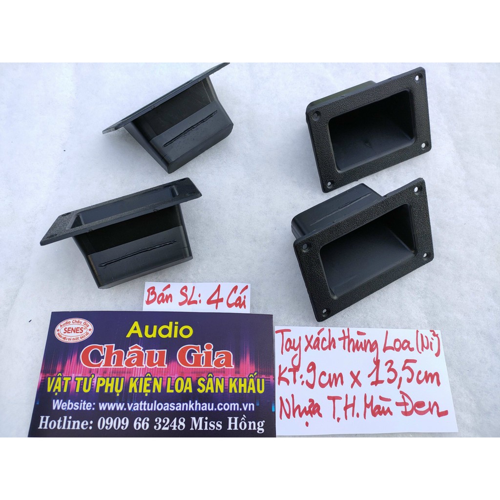 Tay xách thùng loa 9cm x 13.5cm 4 cái Audio châu gia