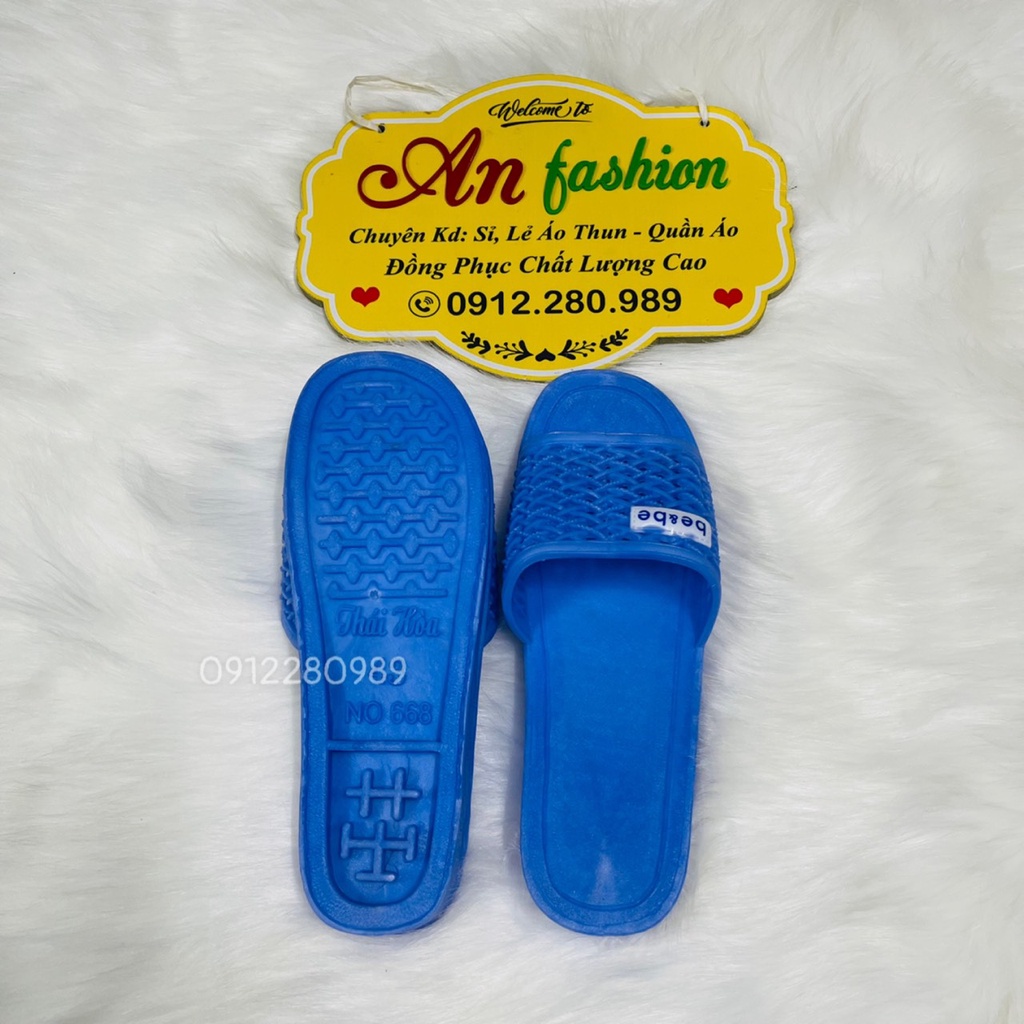 Dép nhựa Thái Hòa nam nữ hàng tốt loại 1 đi mưa dày dặn chắc chắn_ Giao màu ngẫu nhiên