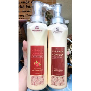 Dầu gội xả chống rụng, phục hồi WELLMATE 500ml