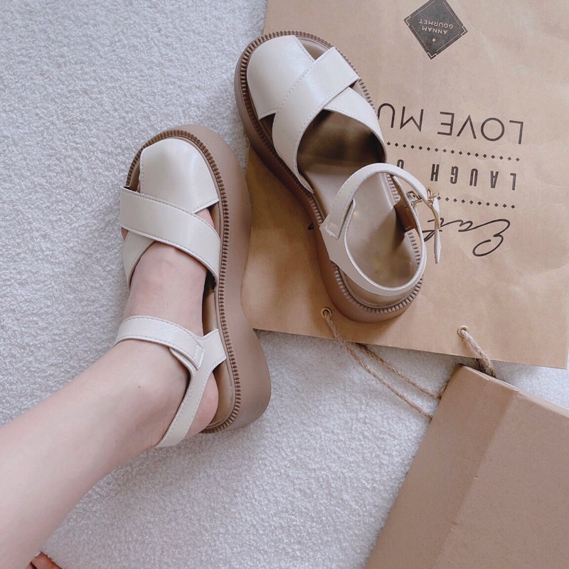 SANDAL BÁNH MÌ RỌ CHÉO QUẢNG CHÂU ( S233 S234 )