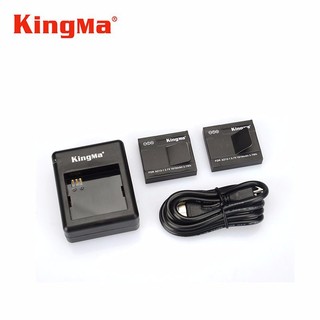 Combo sạc đôi + 2 pin Kingma cho Xiaomi Yi