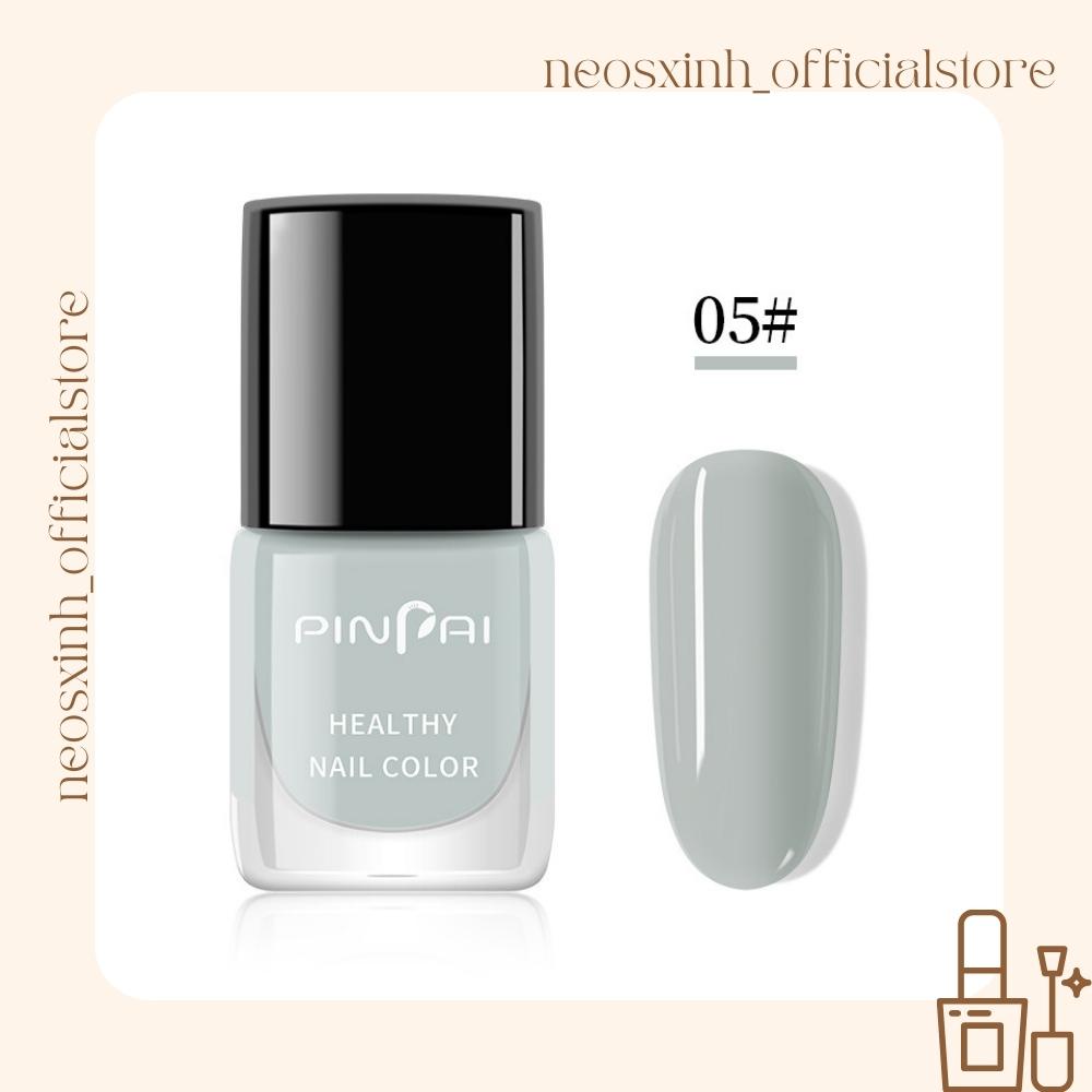 Sơn Móng Tay Pinpai NEW 7ml Màu Nude Đen Trắng Kim Tuyến Pastel Tím - Neosxinh Nails
