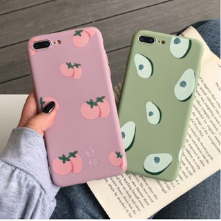 Ốp lưng iphone 6+/6s+/7+/8+/x/xsmax/11/11promax quả đào - bơ dễ thương