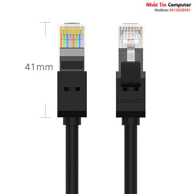 Cáp mạng đúc sẵn CAT6 UTP 26AWG Ugreen tròn dài 1m 2m 3m 5m 8m cao cấp
