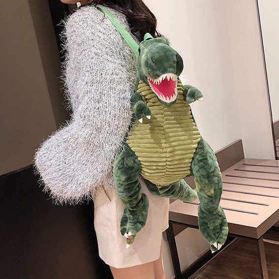 Ba Lô Đi Học Hình Khủng Long Hoạt Hình Dễ Thương Cho Bé