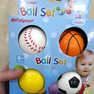 Bóng mềm chút chít luyện tay cho bé