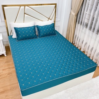 Ga chun trần phi lụa kèm 2 vỏ gối nằm