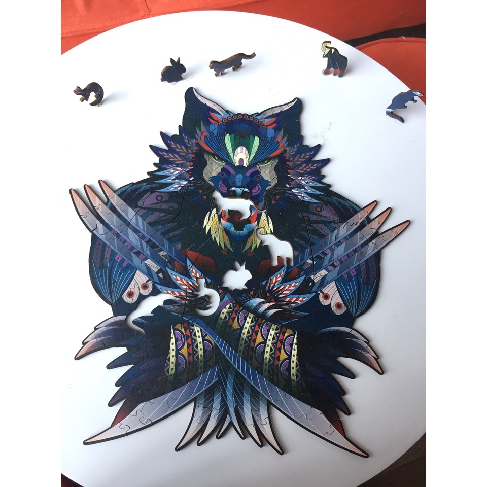 BỘ GHÉP HÌNH 300 MẢNH GỖ DÀNH CHO MỌI LỨA TUỔI CẮT TỪ CÁC HÌNH ĐỘNG VẬT TĂNG TÍNH NHẪN NẠI VÀ LOGIC