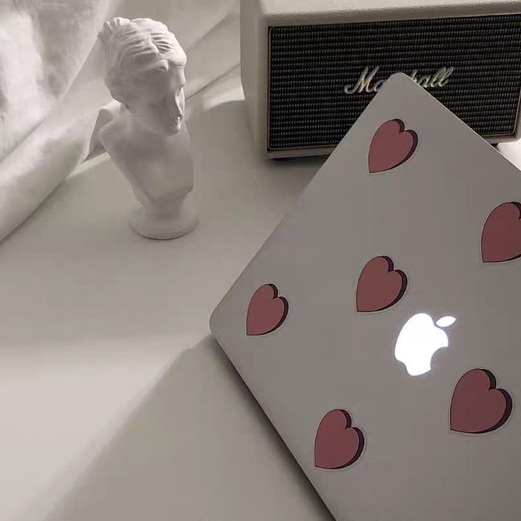 1 miếng dán trang trí hình thỏ/ gấu/ trái tim đáng yêu