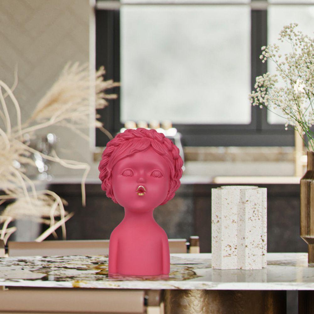 Tượng Nhựa Hình Cô Gái Trang Trí Sân Vườn