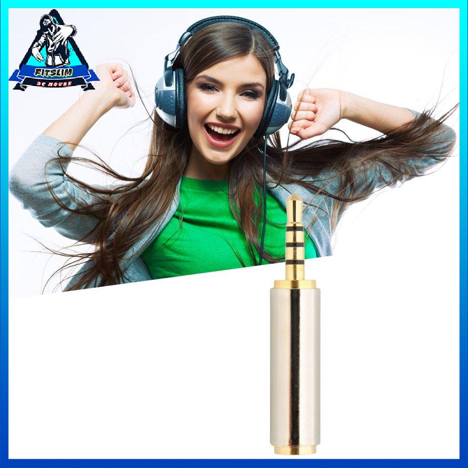 Bộ chuyển đổi giắc cắm tai nghe âm thanh nổi stereo 2,5mm Nam sang 3,5mm cho Nữ [8/1]