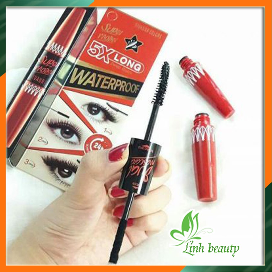 Mascara 2 đầu nối mi Sivanna Super Model 5X Long