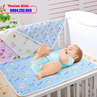 Lót chống thấm,miếng lót chống thấm,chiếu đái 3 lớp cho bé mùa thu đông