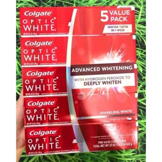 {Date 01/2020}-Kem đánh răng Colgate Optic White 130g ( trắng sáng sau 7 ngày sử dụng)