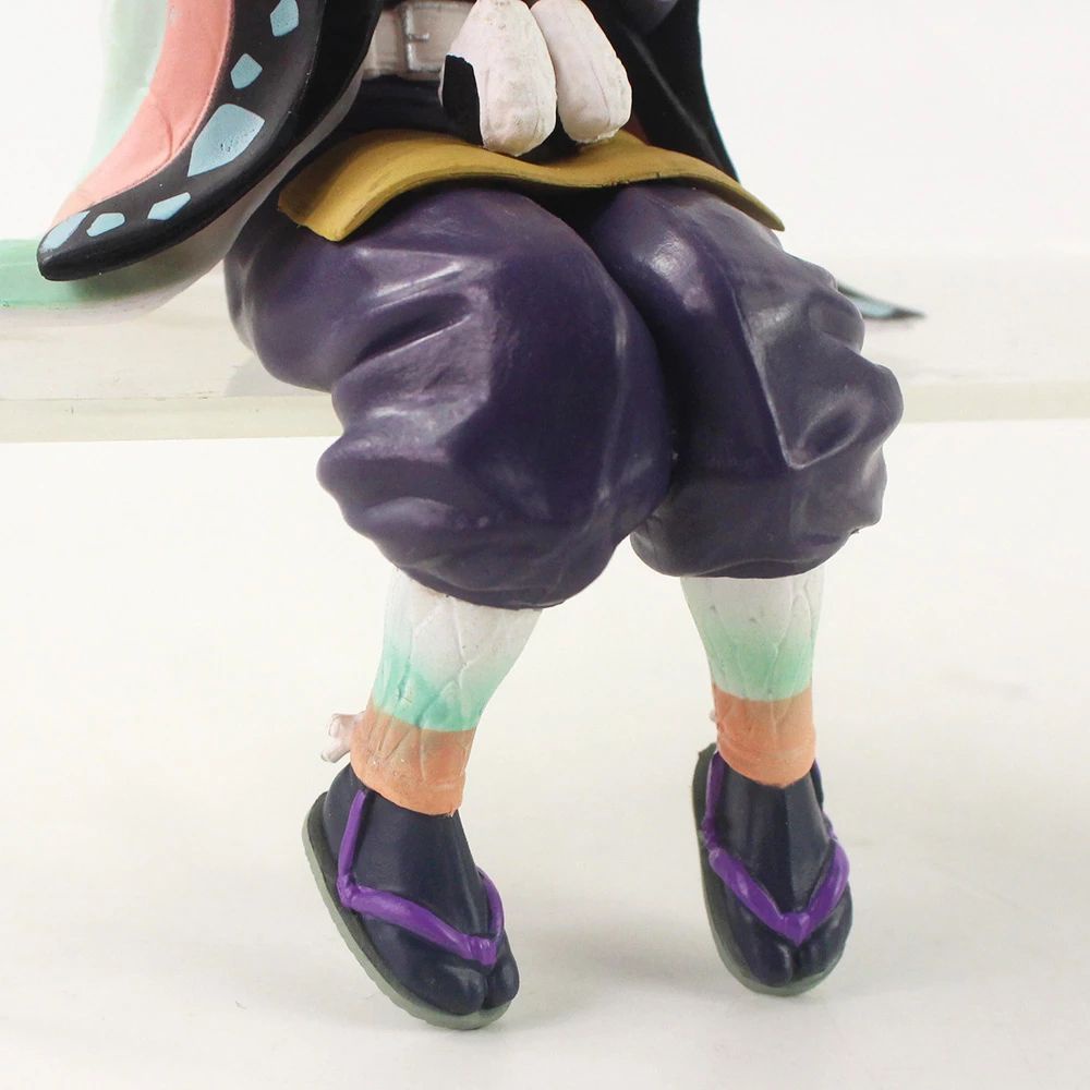 BERNARDO Cute Model Toys Collectible Moldel Anime Figures Demon Slayer Action Figure Shinobu Nezuko Q Version Dolls Ornaments Sitting position PVC PVC Model Dolls