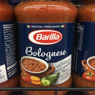 Sốt cà chua thịt bò bằm barilla 400g