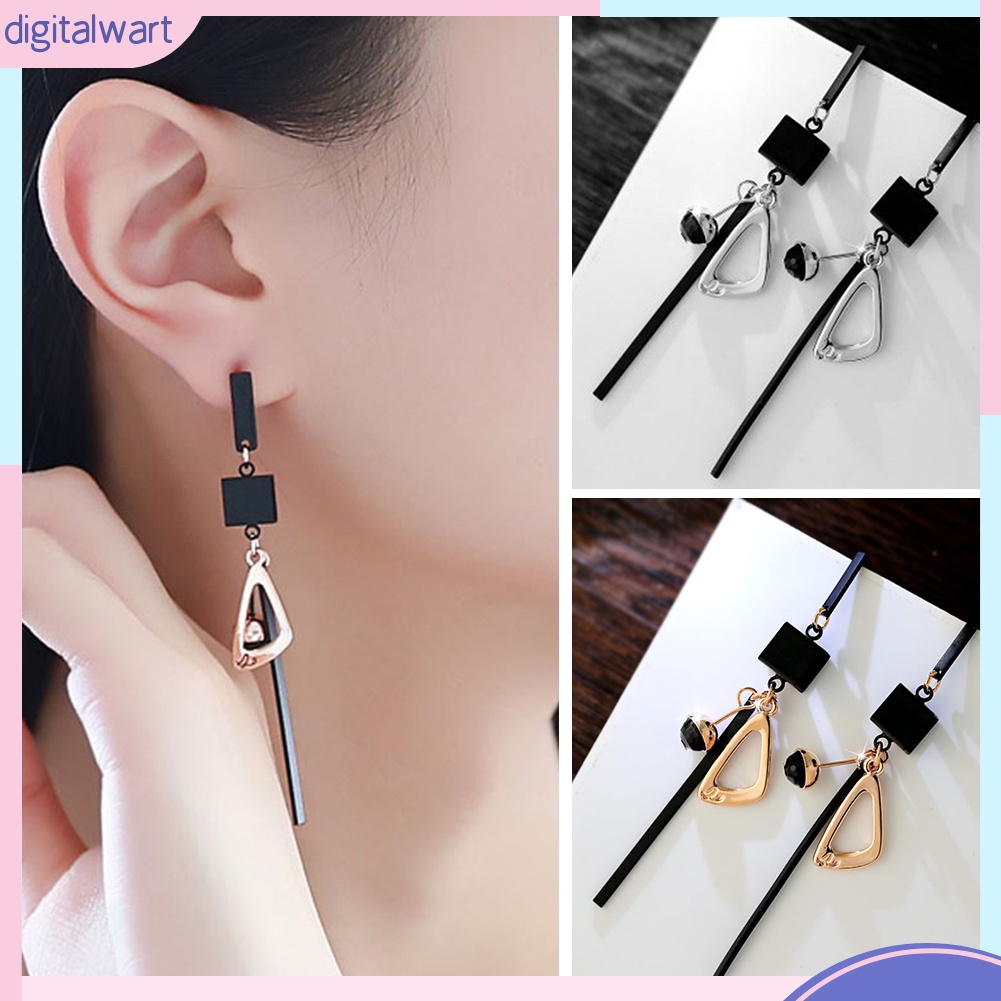 Đôi bông tai dáng dài nhiều chi tiết kiểu dáng thanh lịch cho nữ