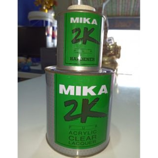 Dầu bóng 2K tăng độ cứng 2 thành phần Mika - bộ 1L