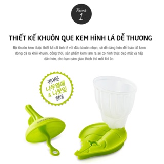 Bộ 4 dụng cụ làm kem que Lock&Lock CKS201