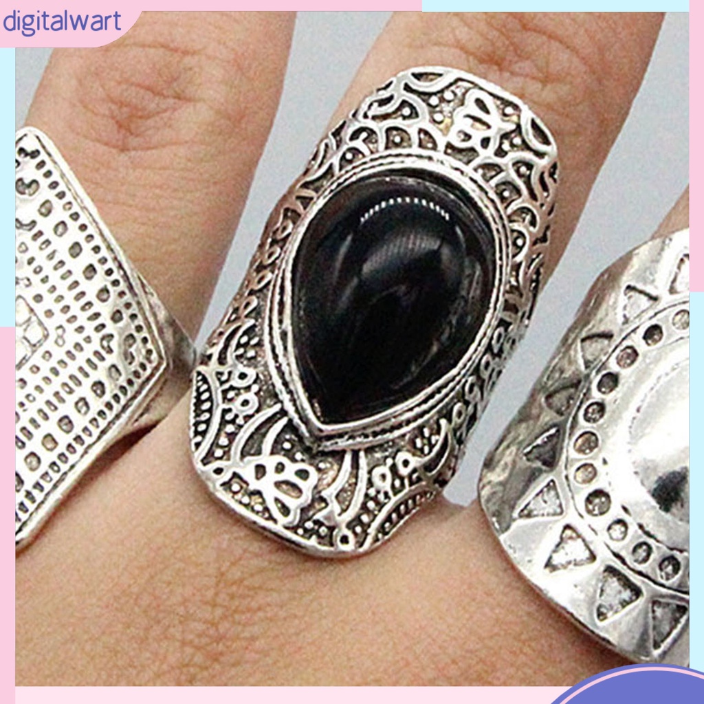 Nhẫn hợp kim kiểu dáng độc đáo thời trang nam nữ