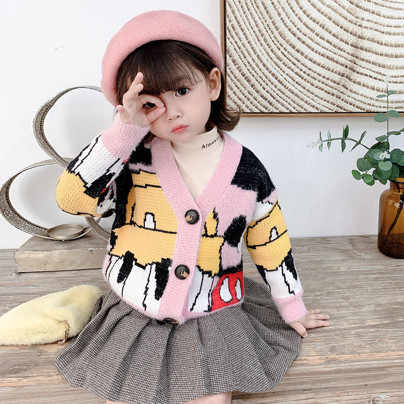 Áo Sweater phong cách Hàn Quốc thời trang mùa thu cho bé gái