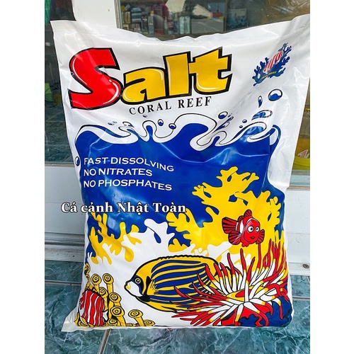 MUỐI CHO BỂ CÁ BIỂN SALT CORAL REEF USA  TỪ TÚI 6,5KG
