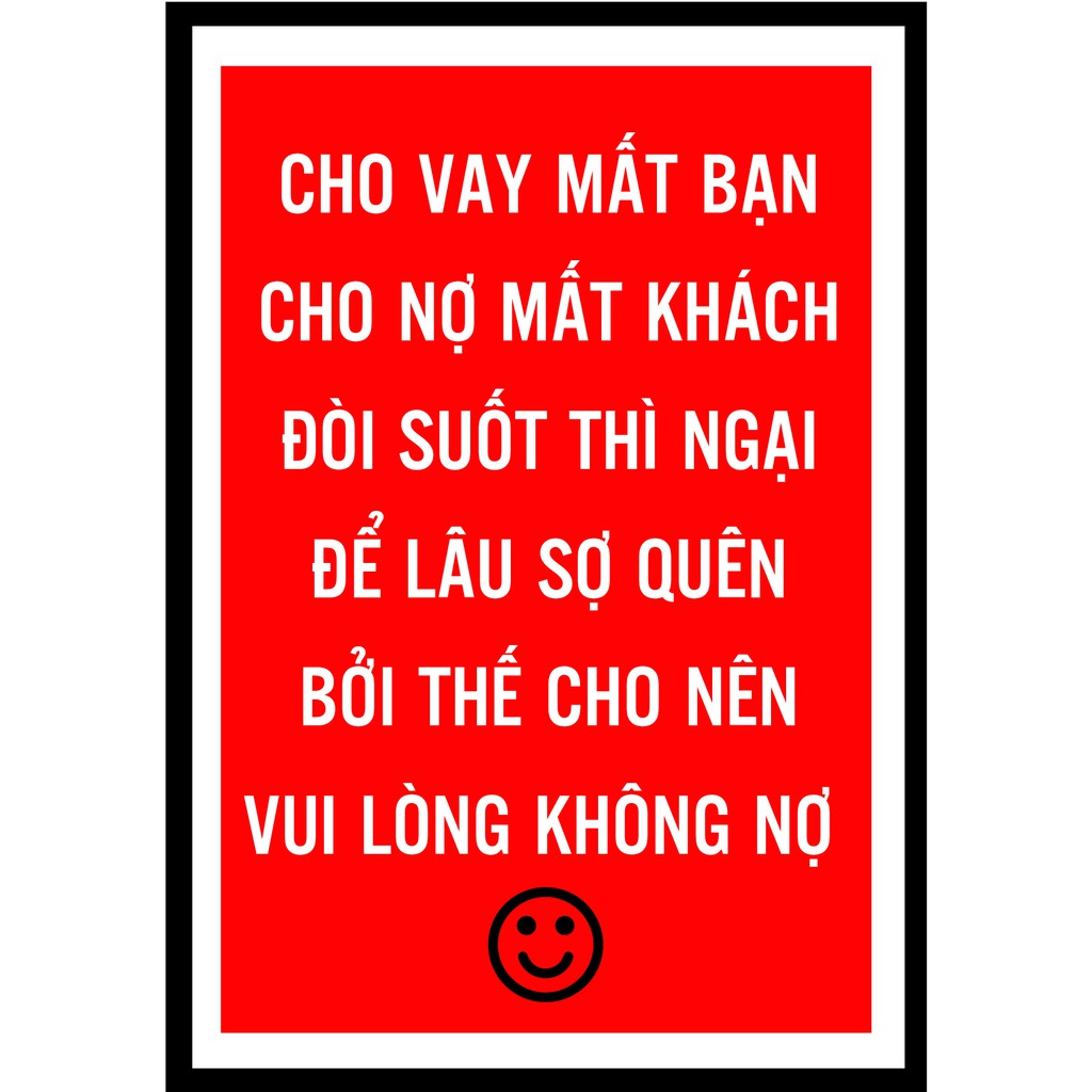 tranh cho vay nợ treo cho người nợ trả tiền