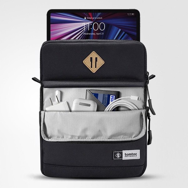 Túi thời trang, túi đeo chéo Tomtoc Multi Function iPad 11'' Black/Grey A20-A01 kiểu dáng năng động gọn gàng BALOCENTER