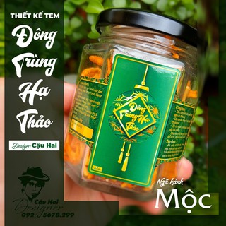 80 TEM ĐÔNG TRÙNG HẠ THẢO DÁN HŨ