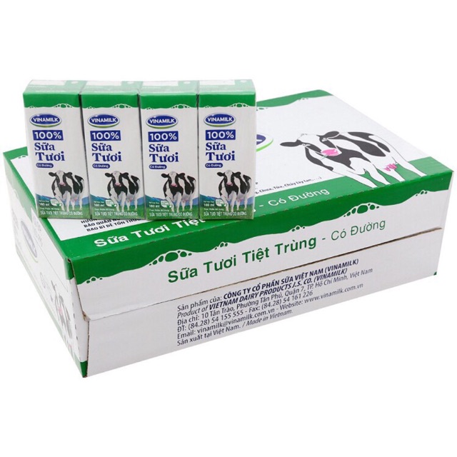 Sữa tươi vinamilk 110ml
