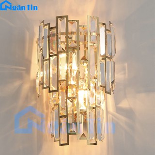Đèn treo tường pha lê trang trí trong nhà cầu thang Led 8W 220V GT449 Ngân Tin