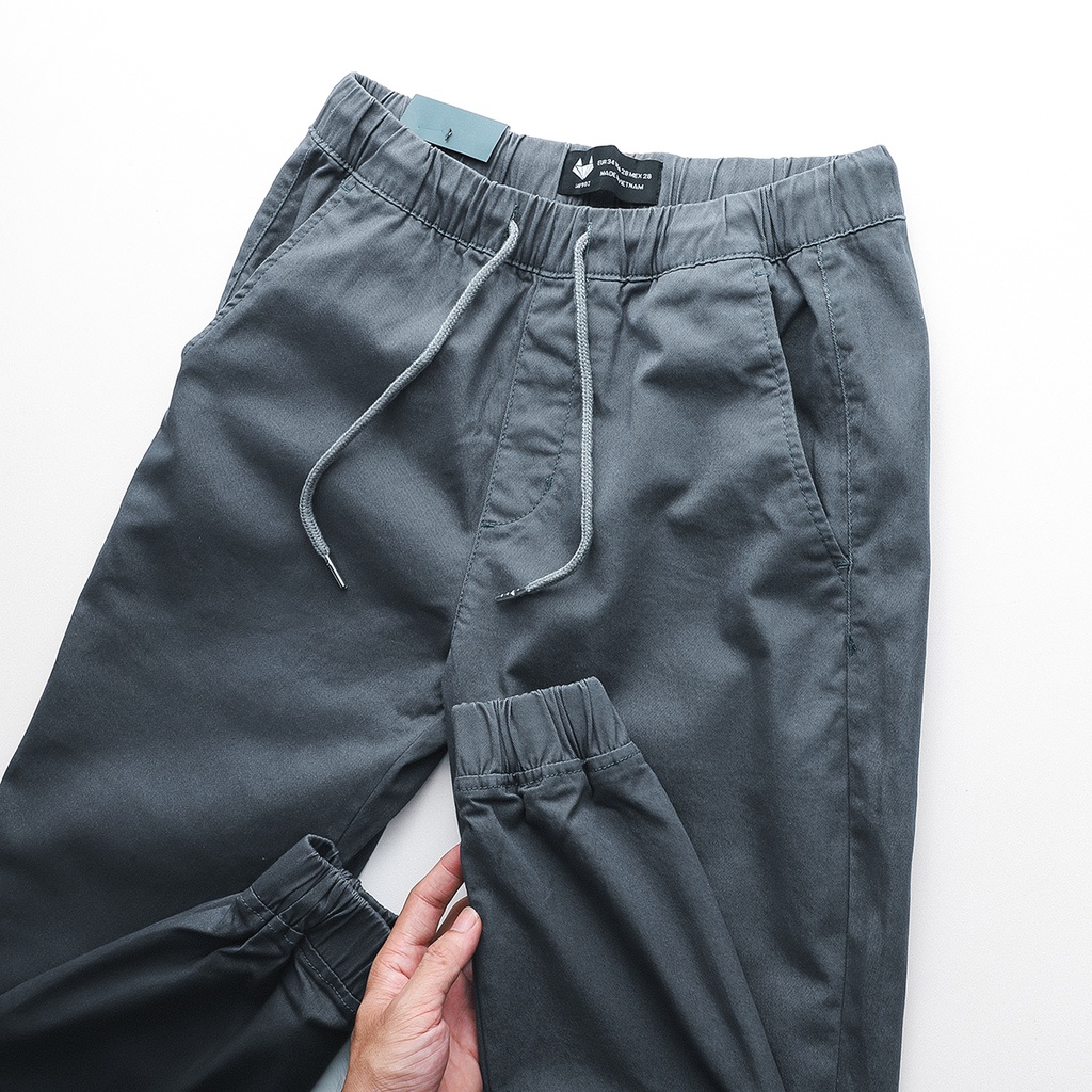 QUẦN JOGGER KAKI NAM HEBOZ chất vải cao cấp, thoáng mát, năng động trẻ trung, dáng chuẩn, basic 5 màu - 628