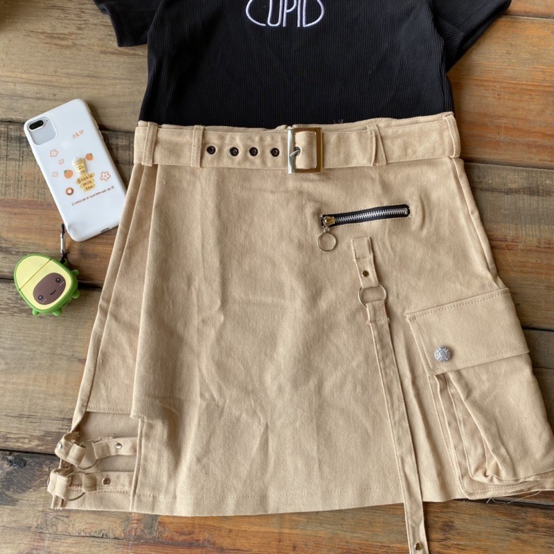 Chân Váy Nữ Kèm Belt ❤️FREESHIP❤️ Giảm 10K Khi Nhập [ Áo Thun Nữ ] Chân váy Box Skirt❤️ | BigBuy360 - bigbuy360.vn