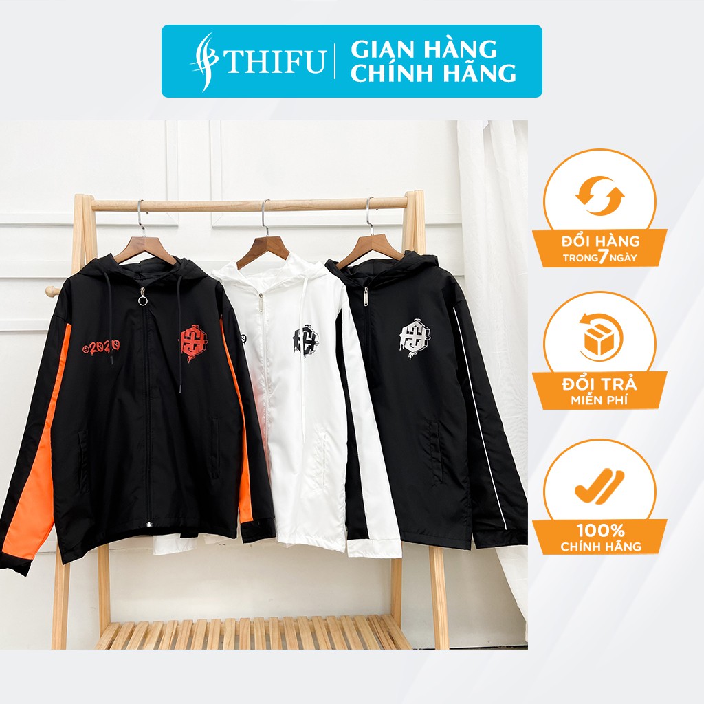Áo Khoác Dù THIFU FASHION Hai Lớp In Chữ HIGLE CLUB, Ao Khoac Chống Nắng Tránh Mưa Cho Nam Và Nữ