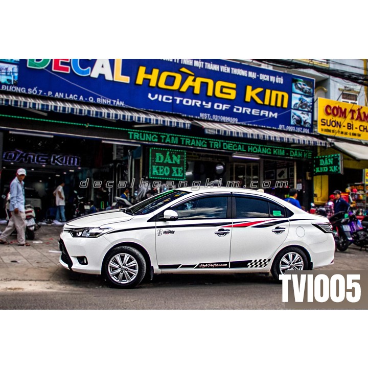 Tem xe ô tô Toyota Vios - TVI005