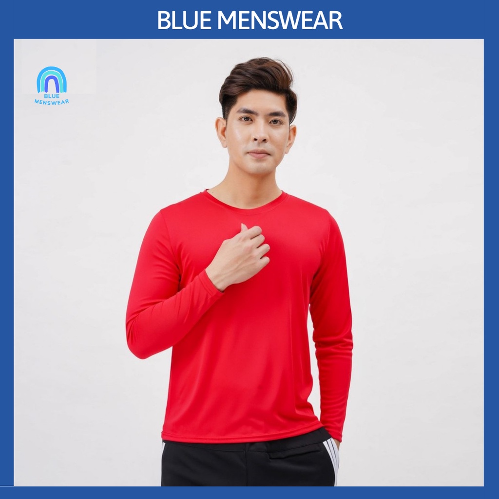 Áo Giữ Nhiệt Nam thể thao đẹp dài tay cao cấp AT28 - BLUE MENSWEAR | BigBuy360 - bigbuy360.vn