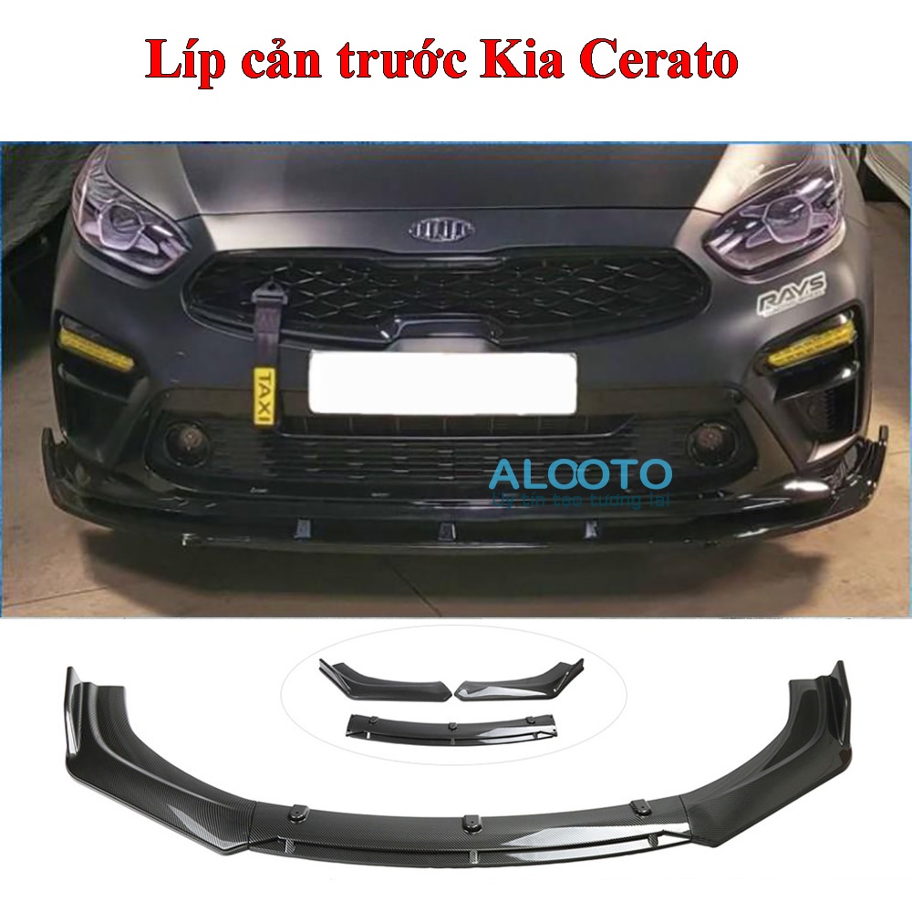 Lip trước, cản trước thể thao Kia Cerato 2016-2022 mẫu M02