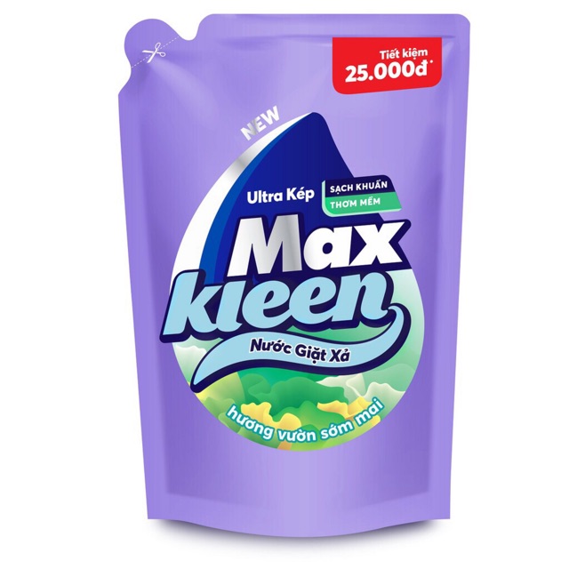 Nước giặt Xả Maxkleen hương nắng sớm mai ( Mới)