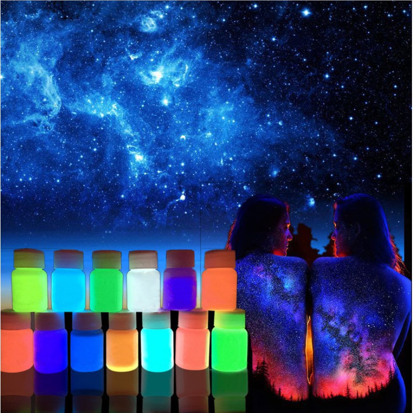 SƠN DẠ quang đãng 9 màu phát sáng cực mạnh-Sơn dạ quang quẻ 22ml