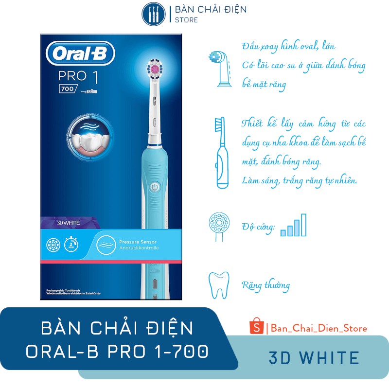 Bàn chải đánh răng điện Oral-B Pro 700