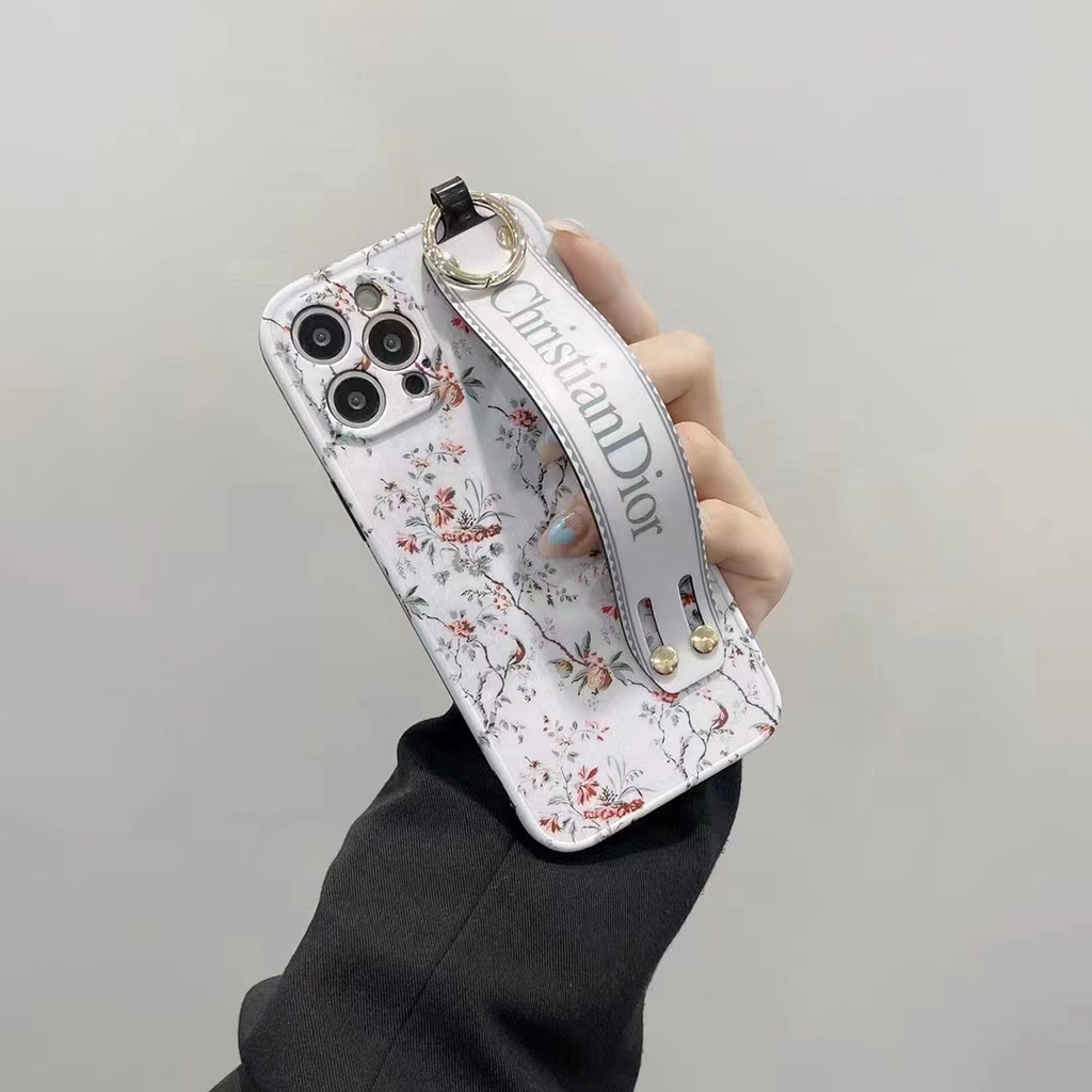 Dior Ốp Điện Thoại Họa Tiết Hoa Xinh Xắn Cho iphone 11 12 13 Pro Max 13pro iX XR Xs Max 7plus 8plus 12Pro 12 Pro Max