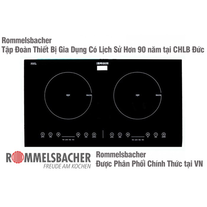 Bếp Từ Âm Rommelsbacher CHLB ĐỨC mã số EBC 3410/IN - HÀNG CHÍNH HÃNG
