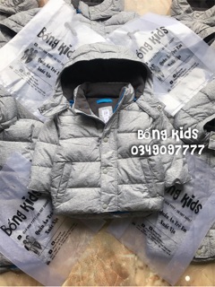 Áo Phao Bé Trai Basic Muối Tiêu