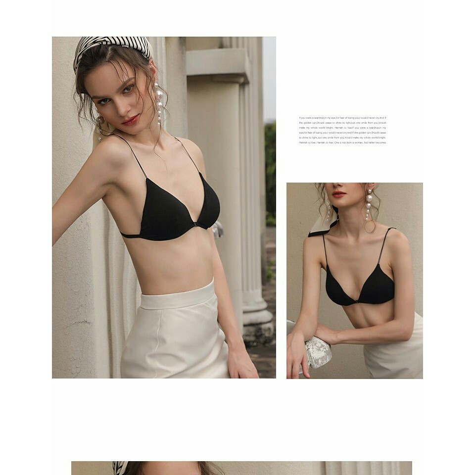 [ Free Ship 50k ] Áo Bra Dây Mảnh Cài Trước Chất Đẹp